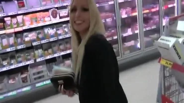 German anal in a supermarket