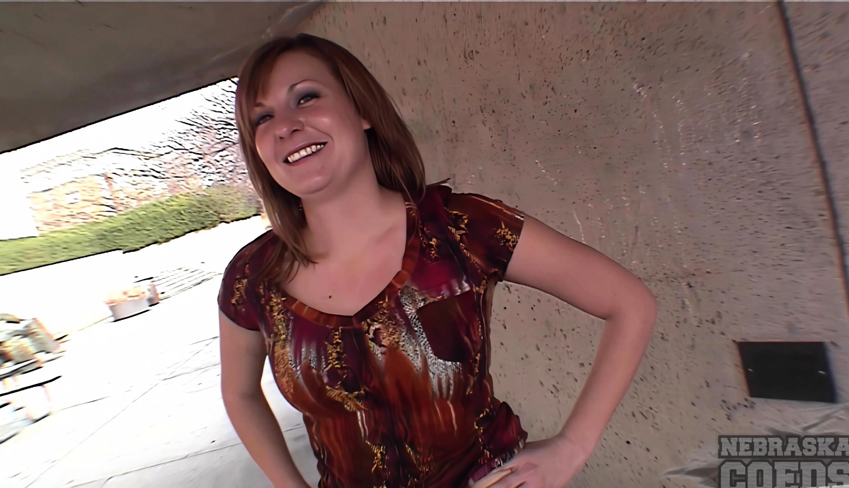hot nebraska college student nude outdoors in lincoln