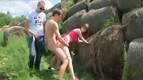 Amateur Threesome Public DP Double Penetration DP Anal