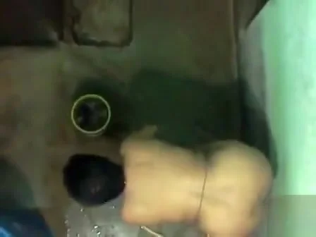 Spying on a desi woman washing her clothes naked