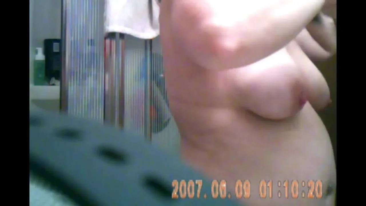Before and After Shower Again - nice tits - Two cams