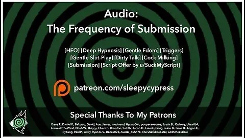 The Frequency Of Submission - A *long* Cock Milking Asmr Experience