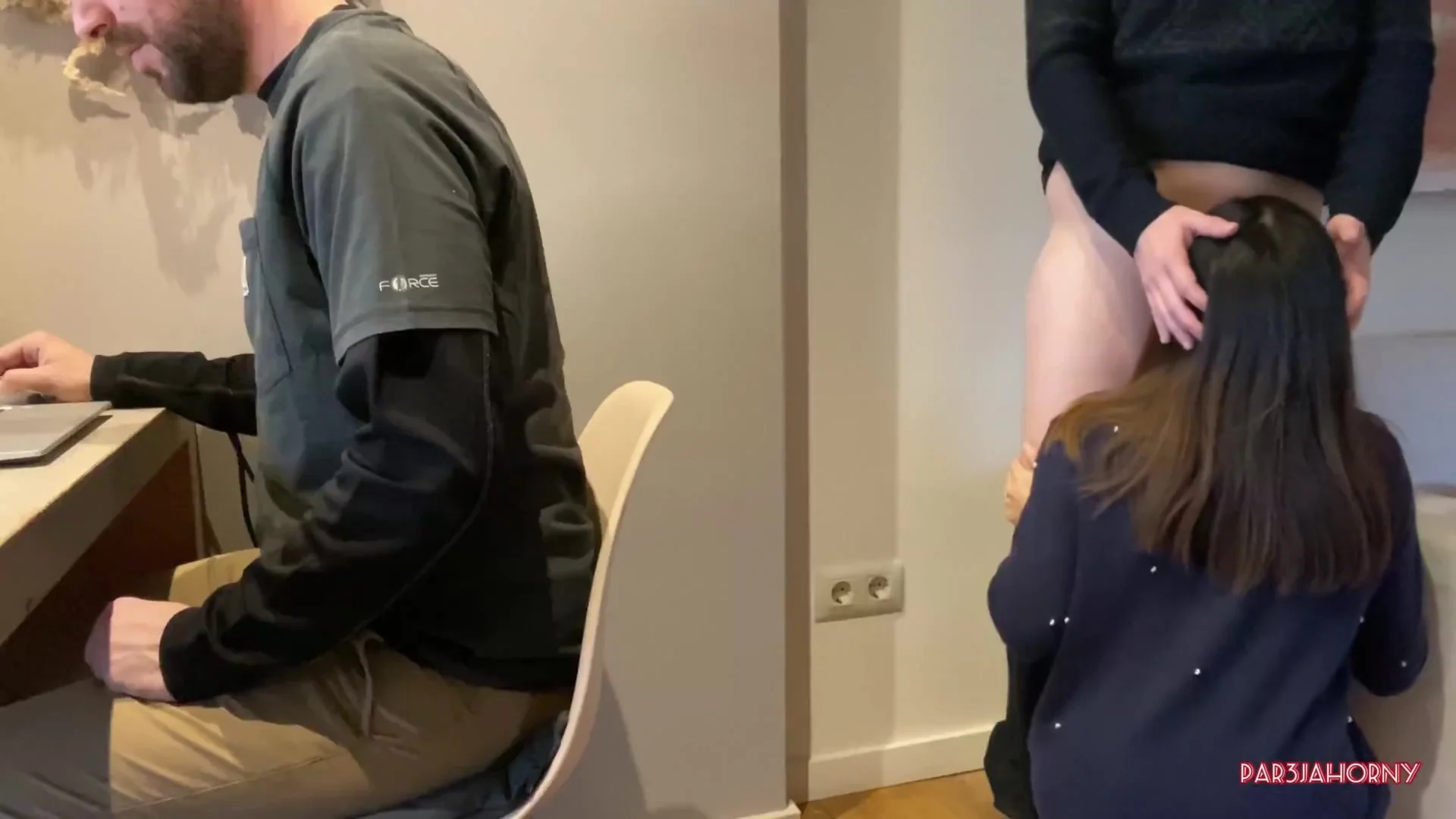 Stories- Wife Fucks Her Friend While His Cuckold Husband Is Working