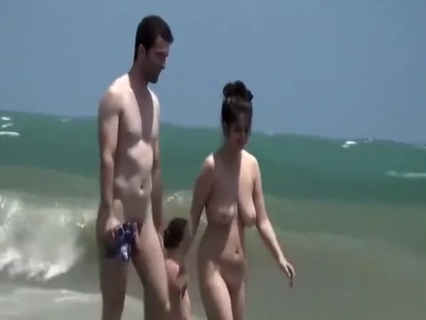 at nudist beach secretly films women