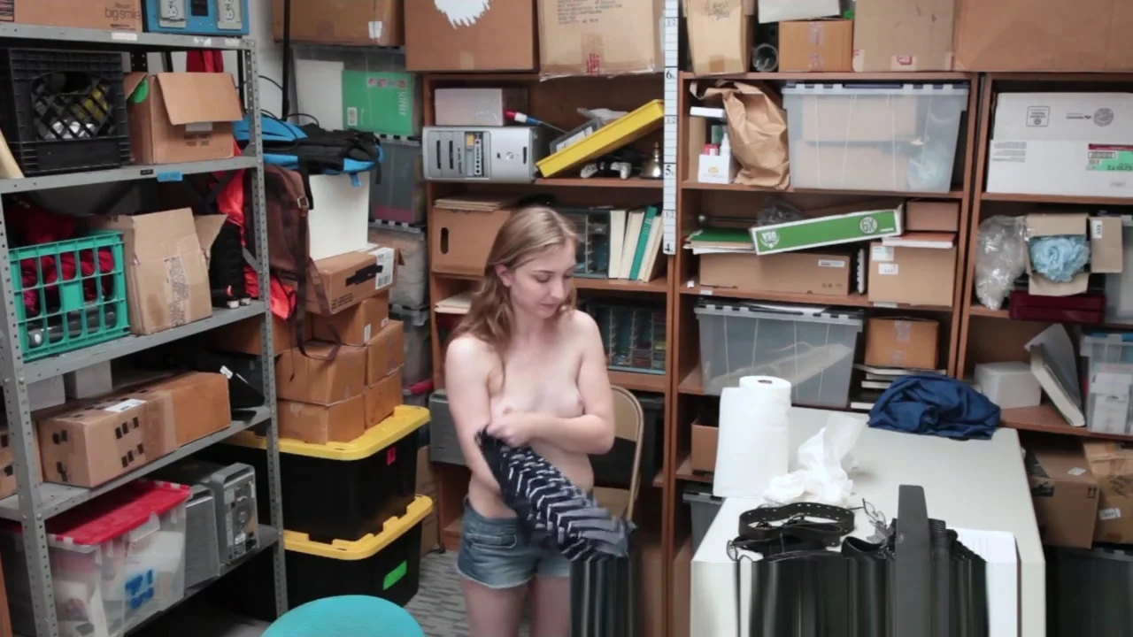Amateur lingerie thief