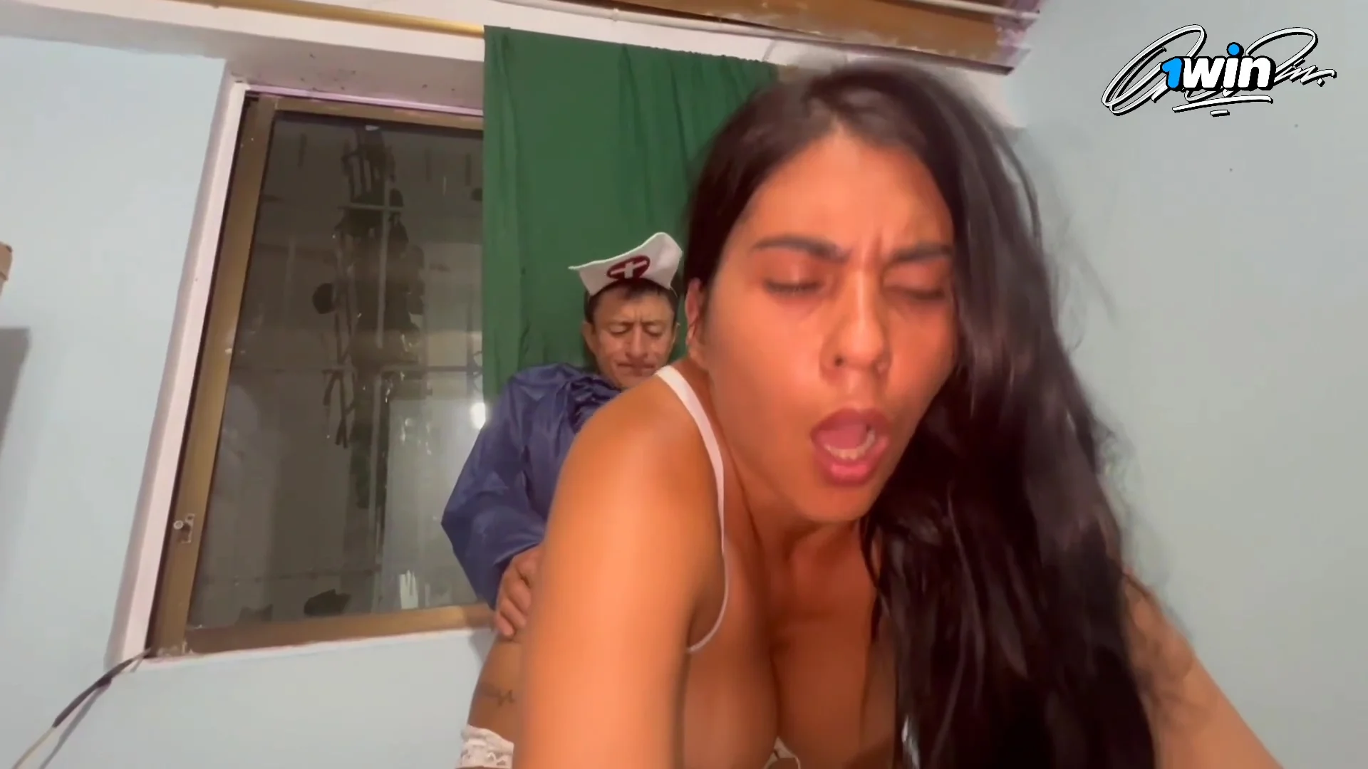 Pov - Of The Hot Big Ass Nurse Fucking With Patient