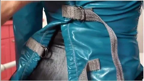 Latex Straitjacket, Ring-gag, Spreader Bar