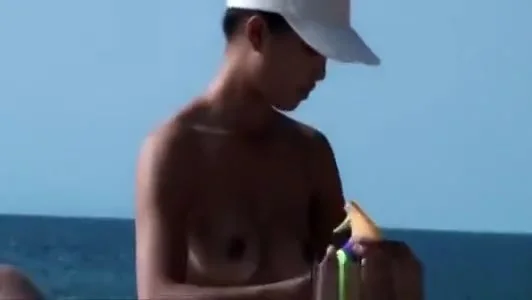 Hidden on the Nudist Beach