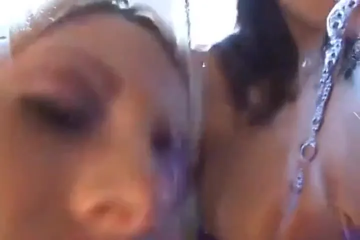 Two Busty Chicks Fucking One Dick