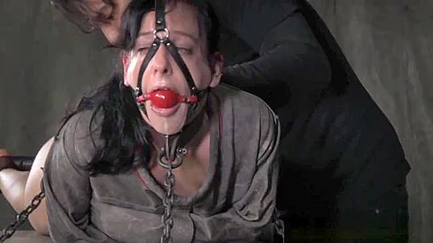 Submissive skank in scarification treatment