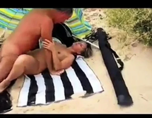 His girl with stranger at the beach