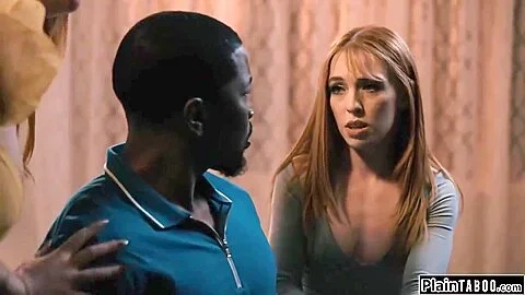 Lauren Phillips In Black Bf Shared By Small Tits Redhead Gf And Busty Stepmom
