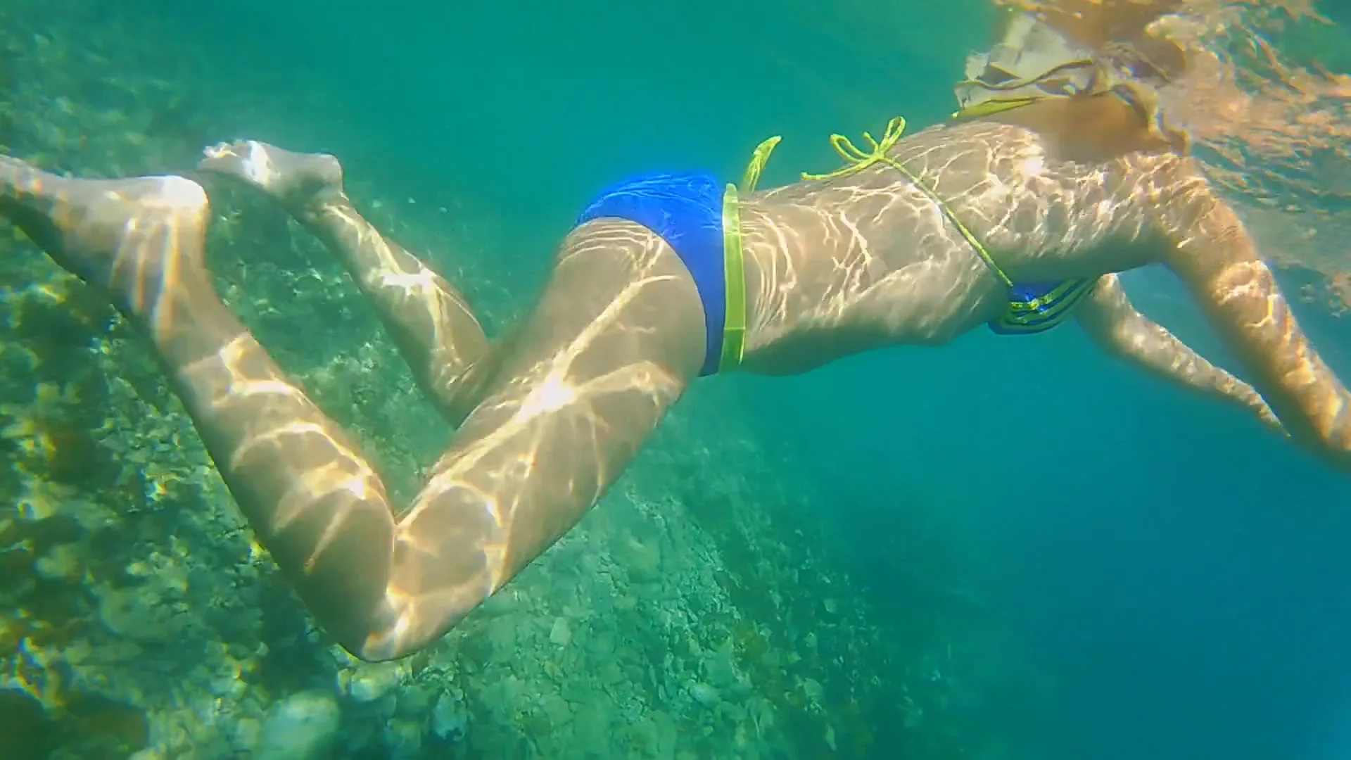 Underwater Close Up Pee And Naked Swimming