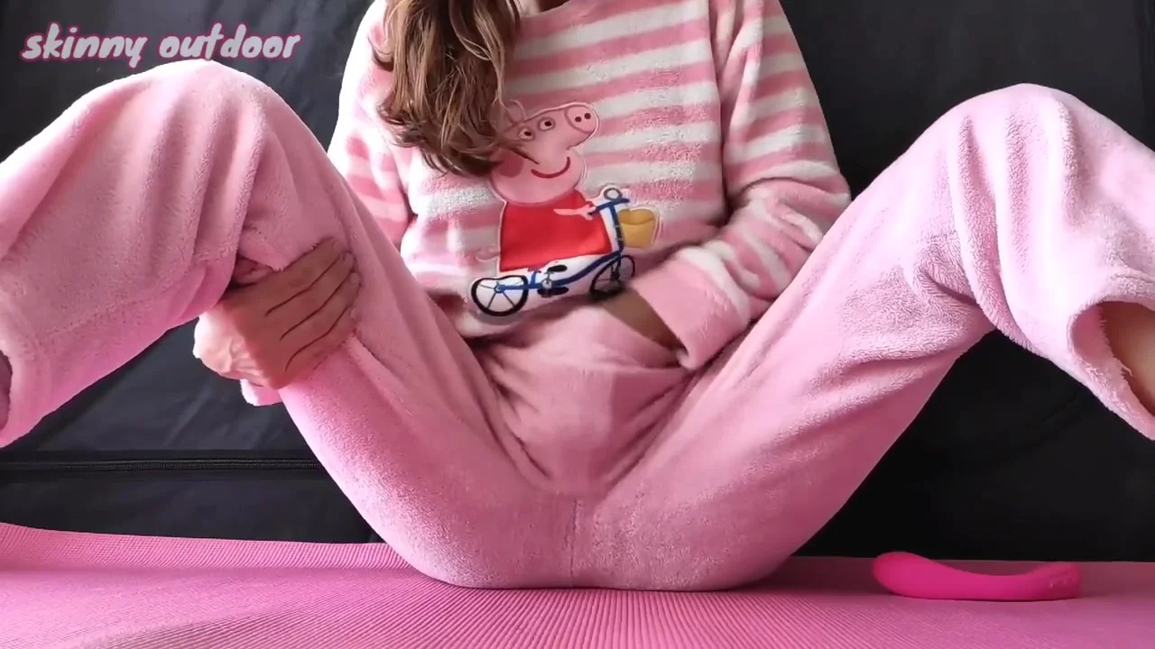 Horny Fingering Wet Pussy In Pajamas And Big Squirt