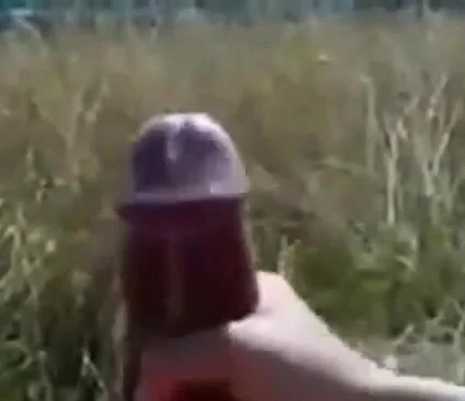 gf Jerk My Big Thick Uncut Dick Outdoor