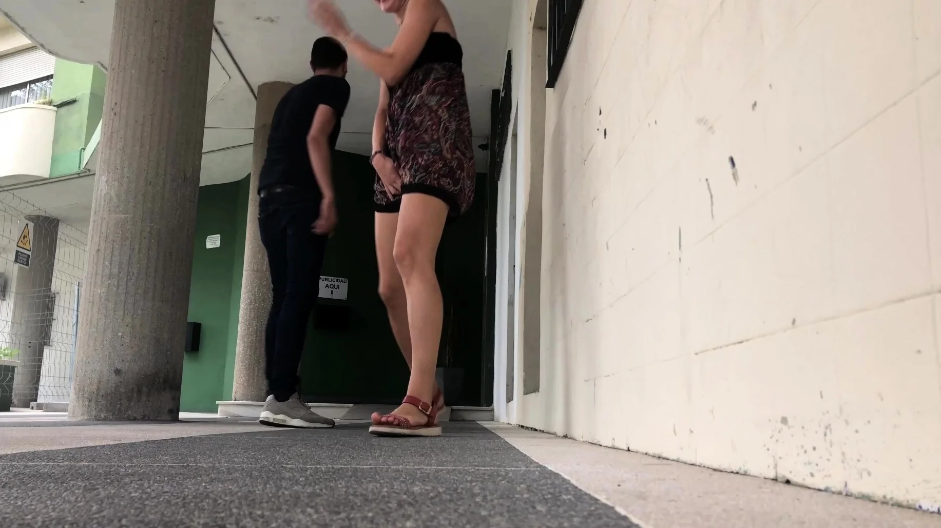 Hot amateur Juggalettes strip masturbate go crazy in public