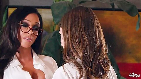 Ariella Ferrera - Busty Mistress Fucks teen 18+ Girl