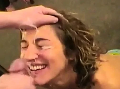 Friends watch her get facial