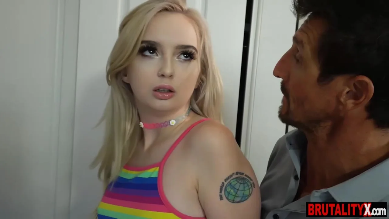 Angry Stepdad Punish Fucks His Cute teen 18+ Stepdaughter