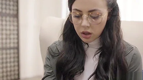 Troubled brunette virgin teen 18+ fucked by a social worker