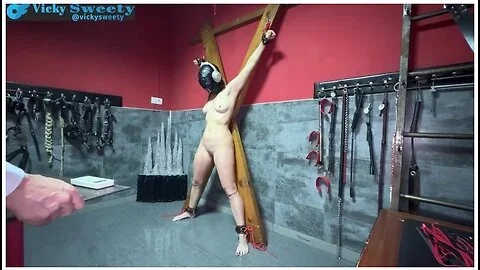 Bdsm Discipline & Petplay In The Dungeon - Electroplay & Total Submission