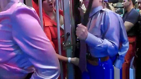 Glam orgy sluts suck cock