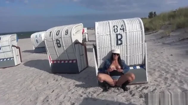 True reality flashing in public with hot slutwife