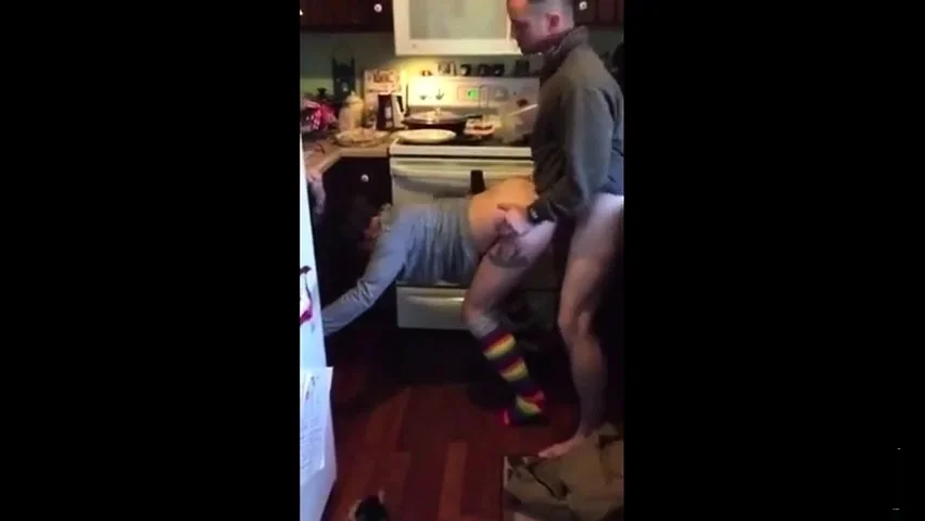 Crazy fuck in the kitchen