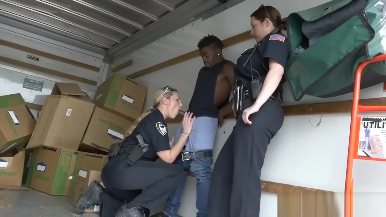 Amateur fat threesome Black suspect taken