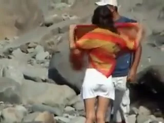 Nudist Wife at the Beach Filmed on Cam