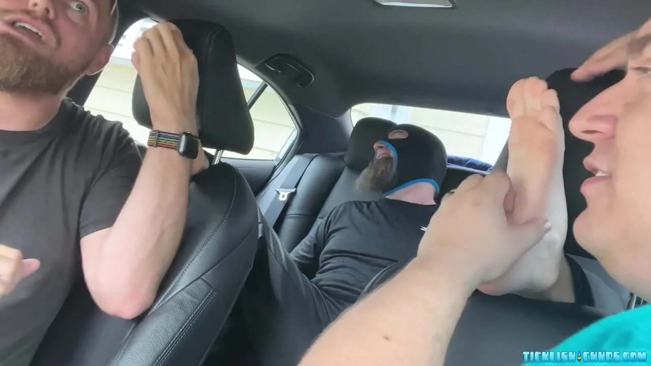 Petting And Adoring Jays Feet As Payment For His Ride