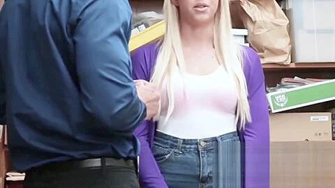 Blonde girl enjoys riding big cock