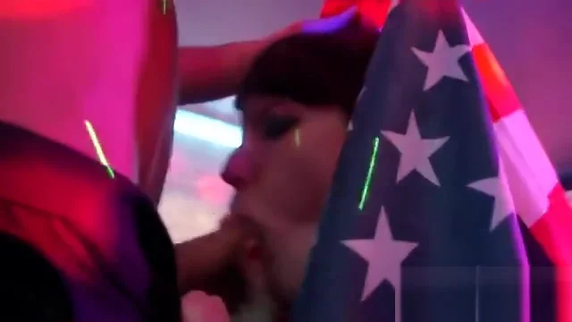 Nasty cuties get totally fierce and naked at hardcore party