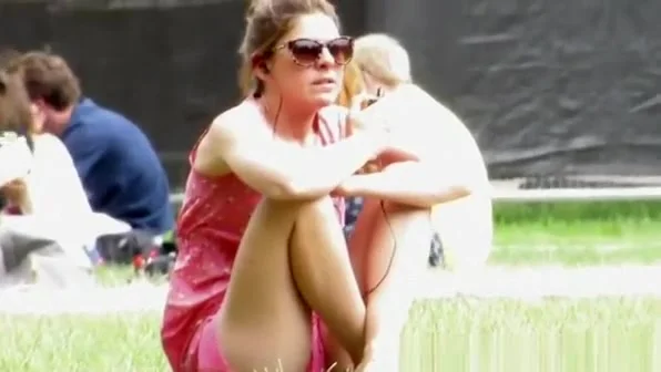 Women secretly filmed in public park