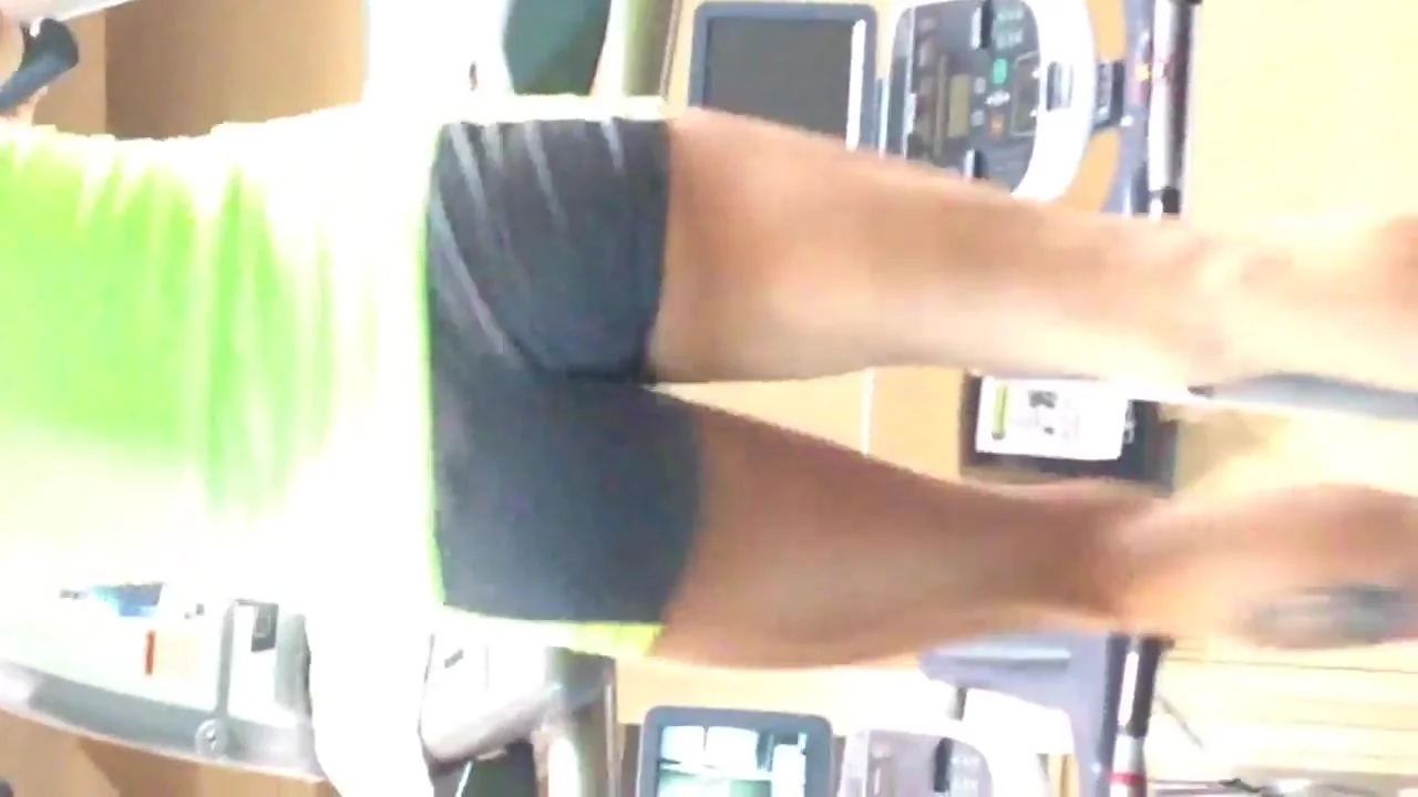 Fit chick with cute Little thong booty