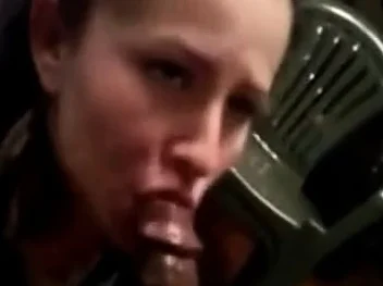 White brunette enjoys a fully hard BBC