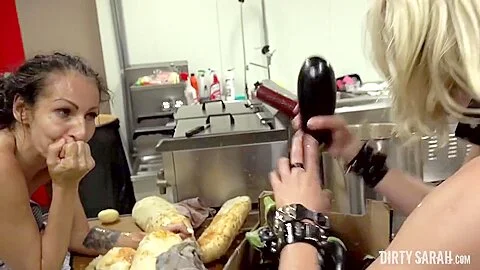 Anal Massacre With A Giant Eggplant