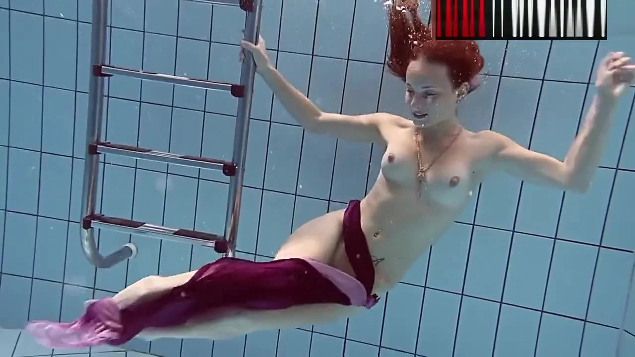 Smoking Hot Russian Redhead In The Pool