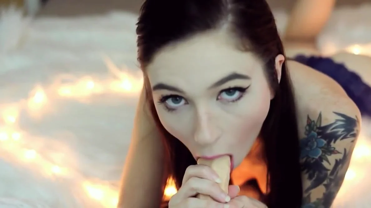 One Erotic Dildo Blowjob
