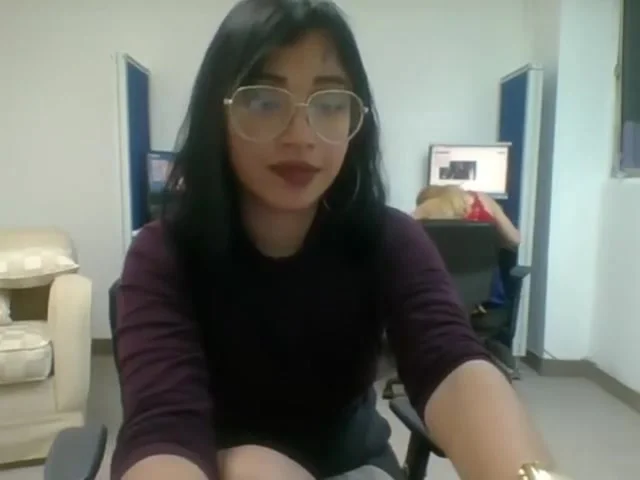 Sexy Asian babe masturbating with a friend
