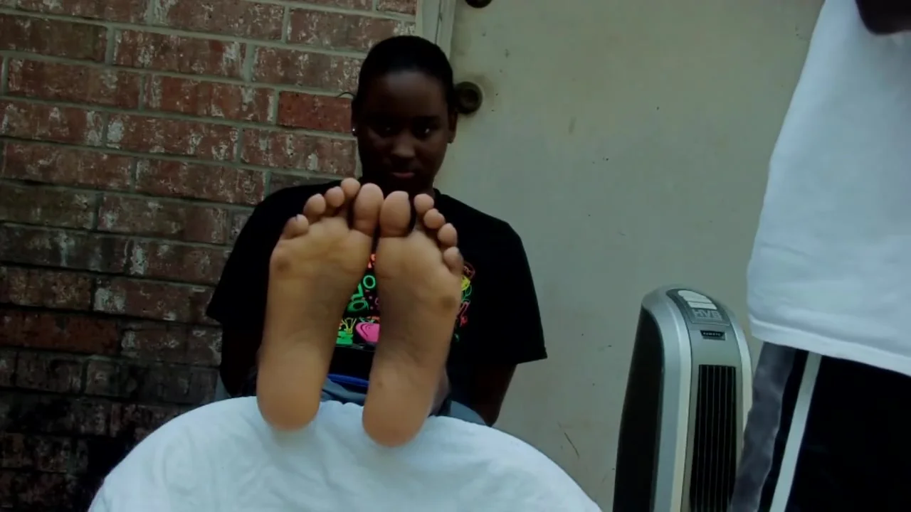 Black Woman Tickled