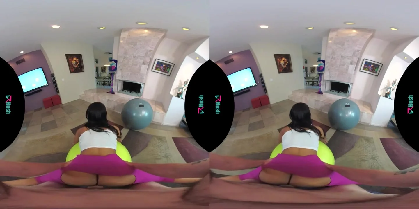 VRHUSH Jenna Foxx gets bent over and fucked in yoga pants