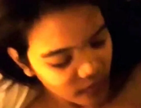 Two white Guys Cum on indonesian Girl Face
