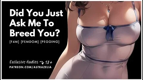 [asmr] Stepmommy Dom Pegging Leads To Breeding Your Hole [audio Roleplay] [femdom] [strap-on] [breeding]