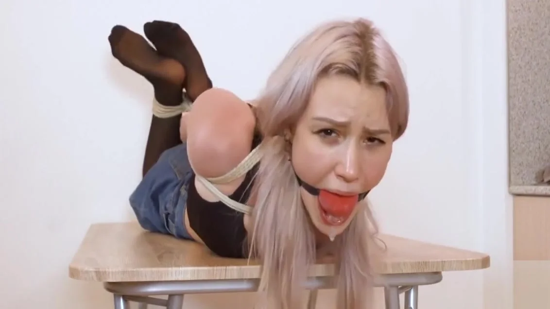 Russian Cutie Tries Out New Gags
