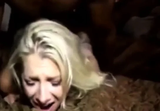 Blonde Amateur Bred by Interracial Doggy Style
