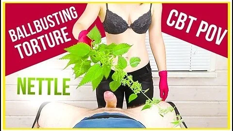 Pov - Cock Balls Nettle With Ballbusting And Handjob For You Era