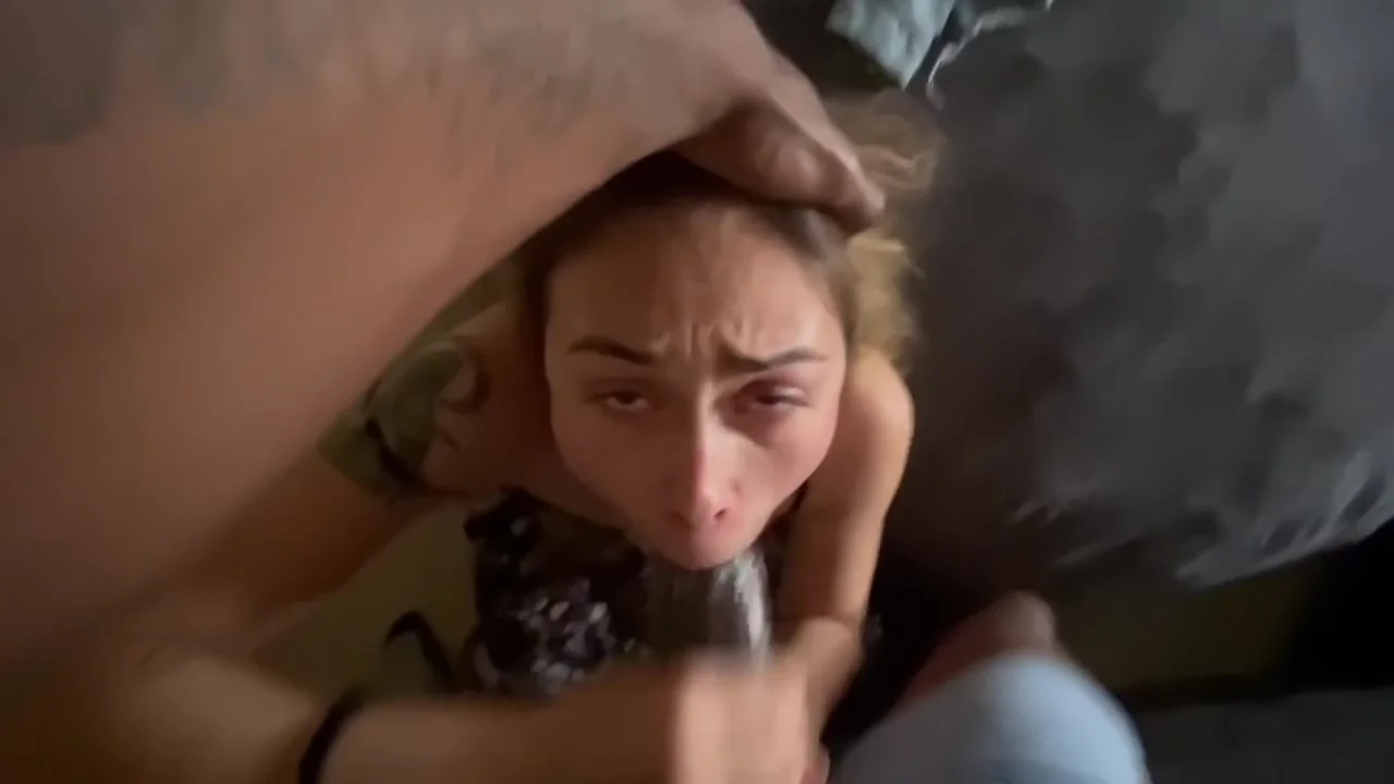 Big Booty Latina Sloppy Head W/cum In Mouth 