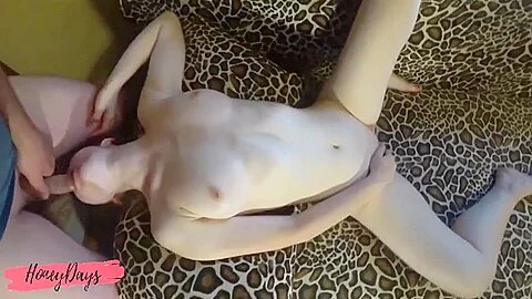 Honeydays - Hot Girl Sucking Cock And Masturbating Puss