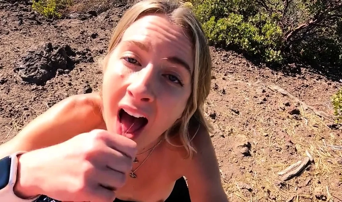 Public Blowjob on a Mountain Top